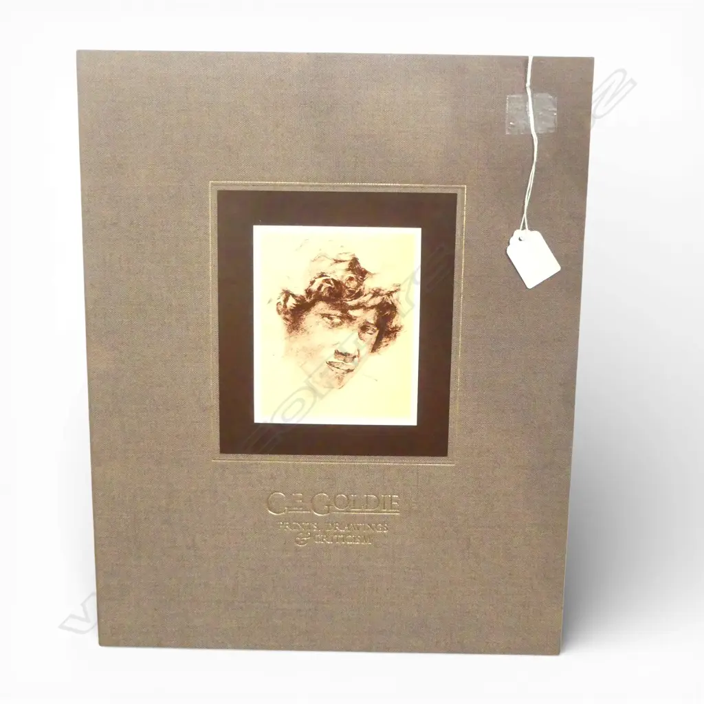 CASED ART BOOK 'C. F. GOLDIE / PRINTS, DRAWINGS & CRITICISM' ALISTER TAYLOR 1979 370x300mm Image 1++