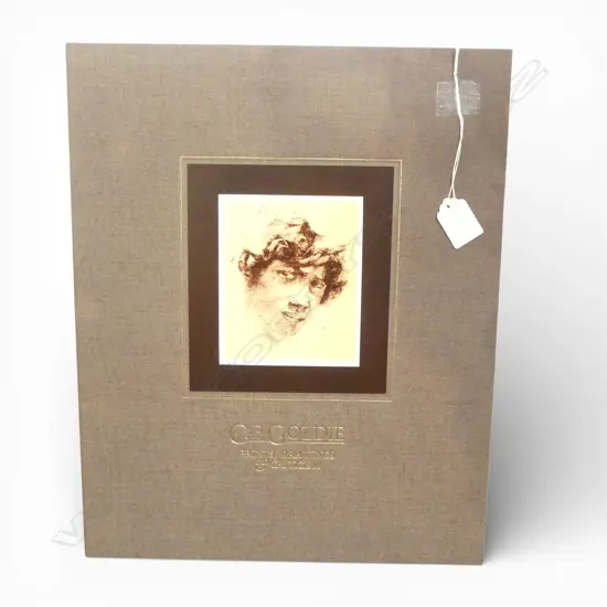 CASED ART BOOK 'C. F. GOLDIE / PRINTS, DRAWINGS & CRITICISM' ALISTER TAYLOR 1979 370x300mm