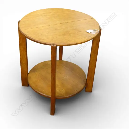 OAK SIDE TABLE H.460mm, 450mm dia