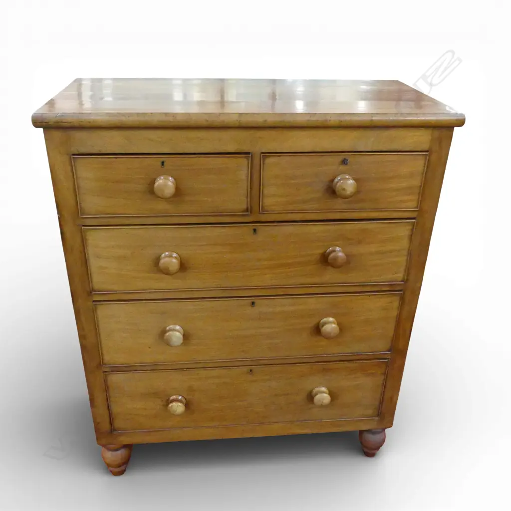 VICTORIAN CHEST OF DRAWERS 1005x470x1230mm Image 1++