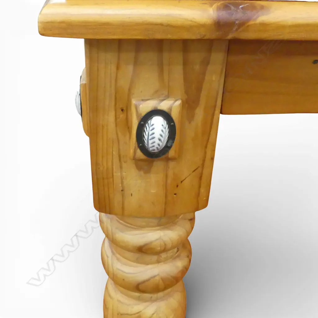 PINE DINING TABLE 2100x1200x660mm Image 1++