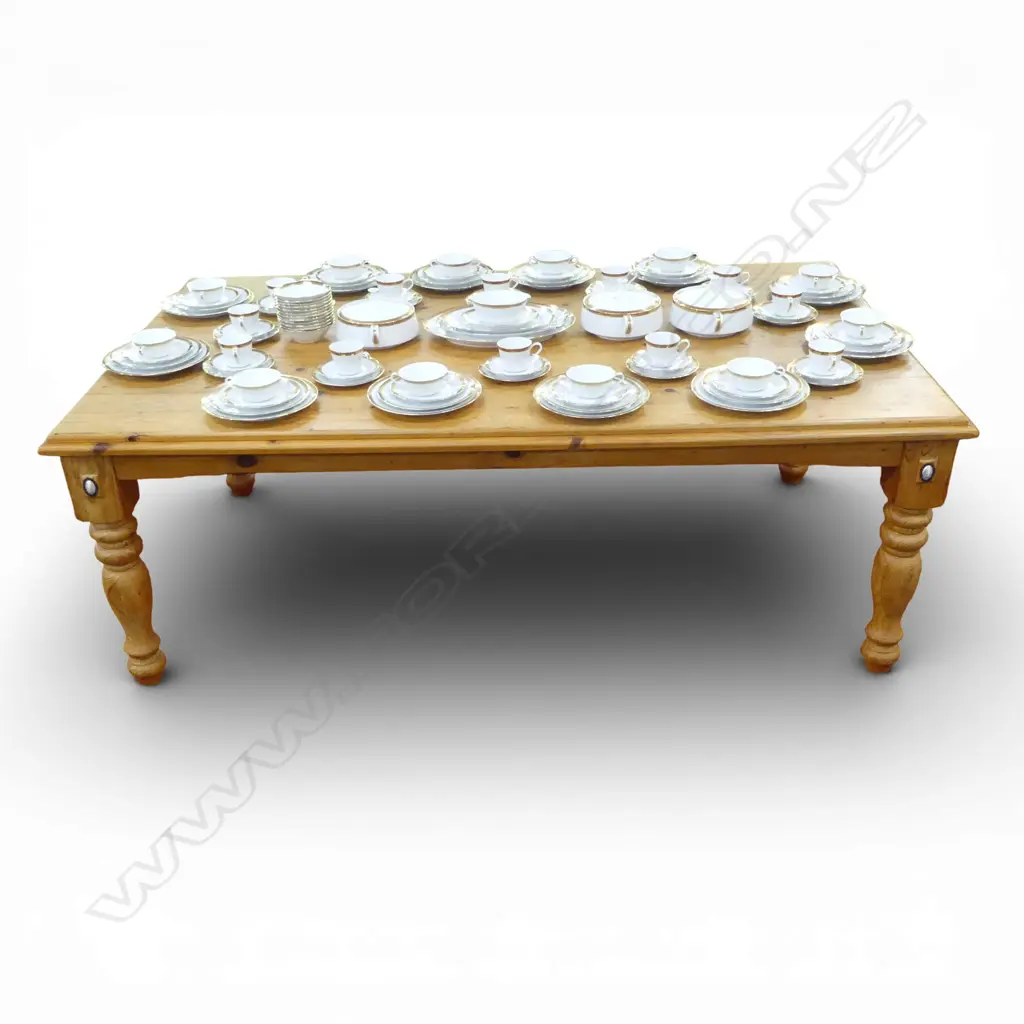 PINE DINING TABLE 2100x1200x660mm Image 1++