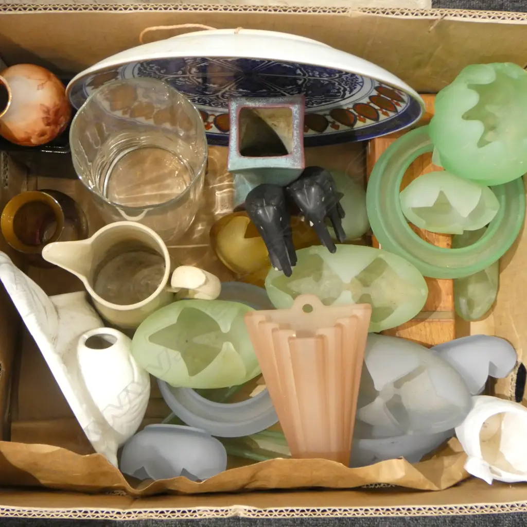 ASST. DEPRESSION GLASS ETC Image 1++