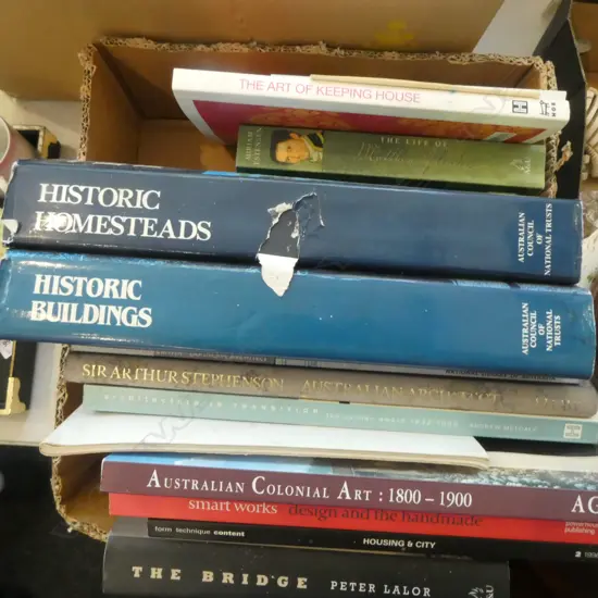 BOOKS; 19/20thC AUSTRALIAN ARCHITECTURE ETC