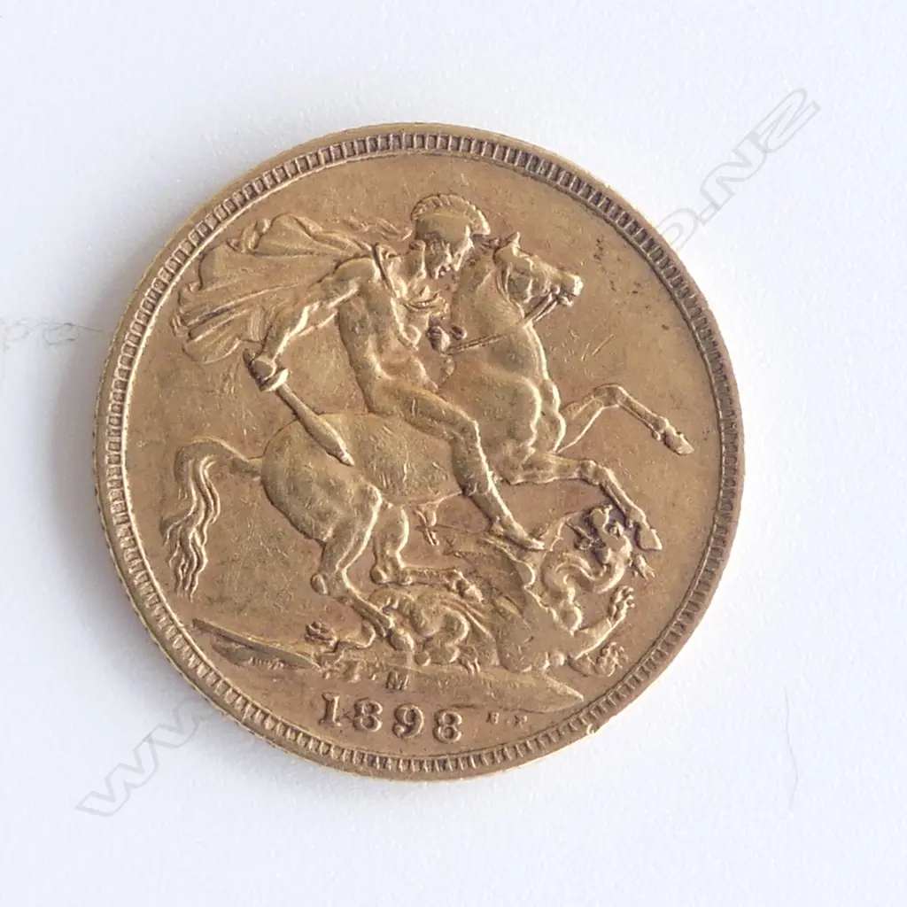 VICTORIAN 1898 GOLD FULL SOVEREIGN Image 1++