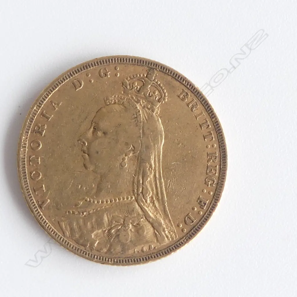 VICTORIAN 1890 GOLD FULL SOVEREIGN Image 1++