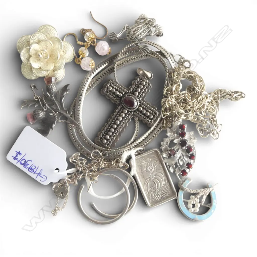 ASST. JEWELLERY, MOSTLY STG SILVER Image 1++