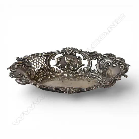 STG SILVER BONBON DISH, LONDON 1905, 68gms