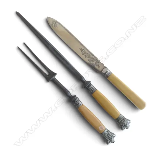 3 STG SILVER COLLAR UTENSILS