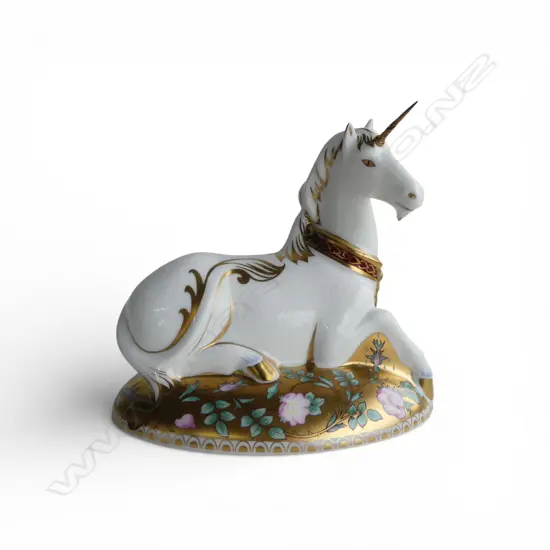 ROYAL CROWN DERBY 'MYTHICAL UNICORN' No.389/1750