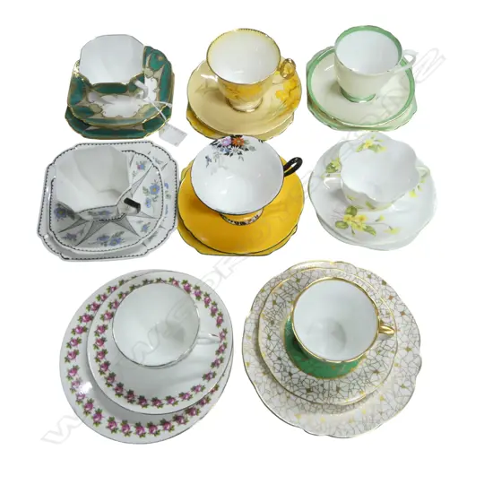 8 SHELLEY CHINA CSPS MIXED PATS