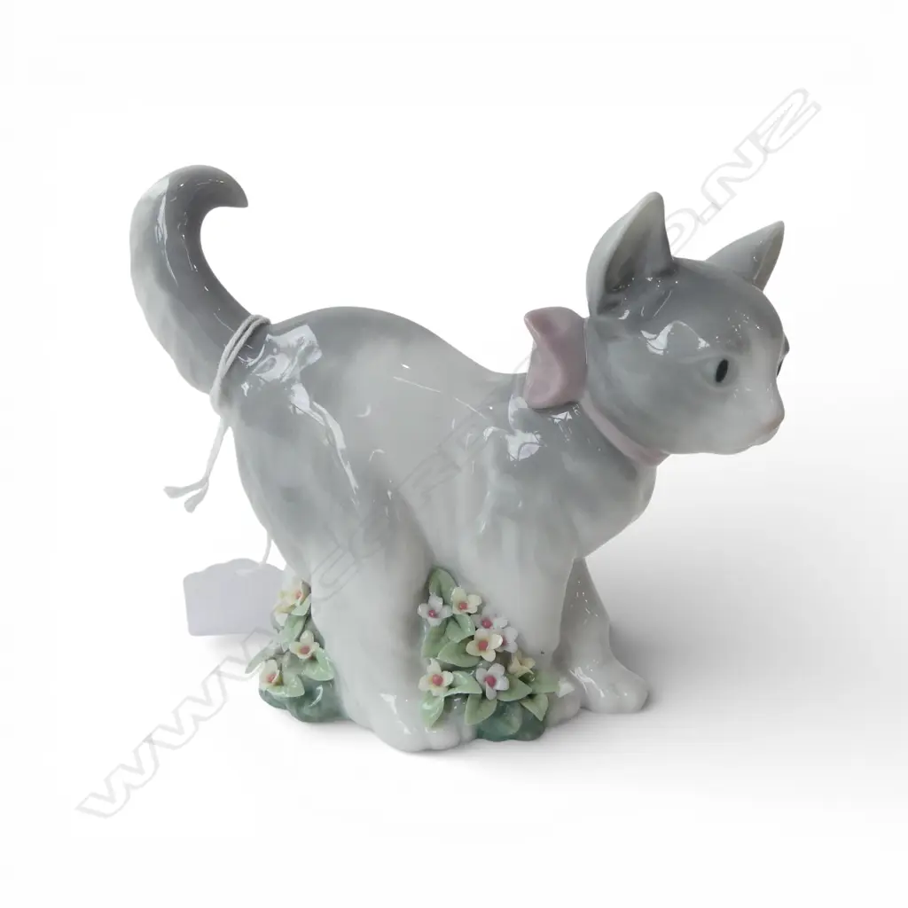 LLADRO FIGURE 'KITTY PATROL' in box H.100mm Image 1++