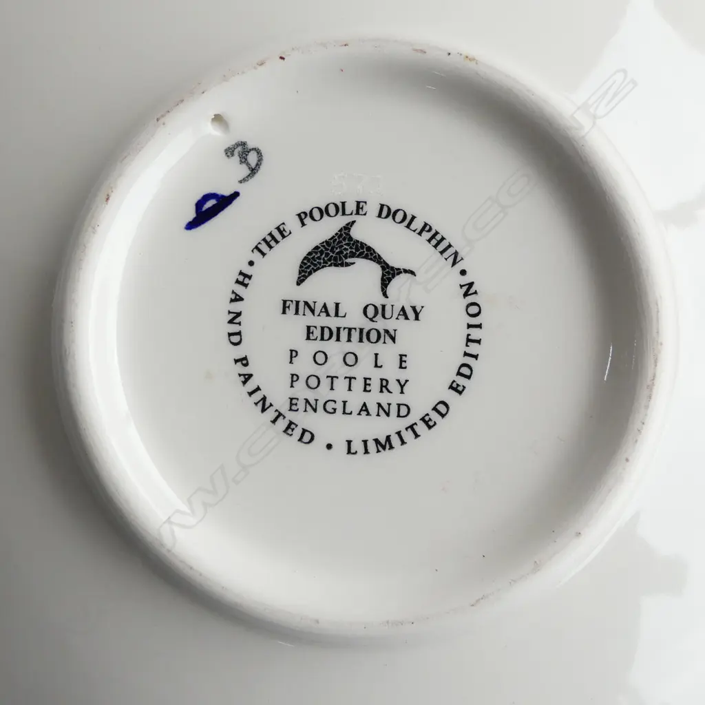 POOLE CHARGER PLATE 572/1000 BOXED 270mm dia Image 1++