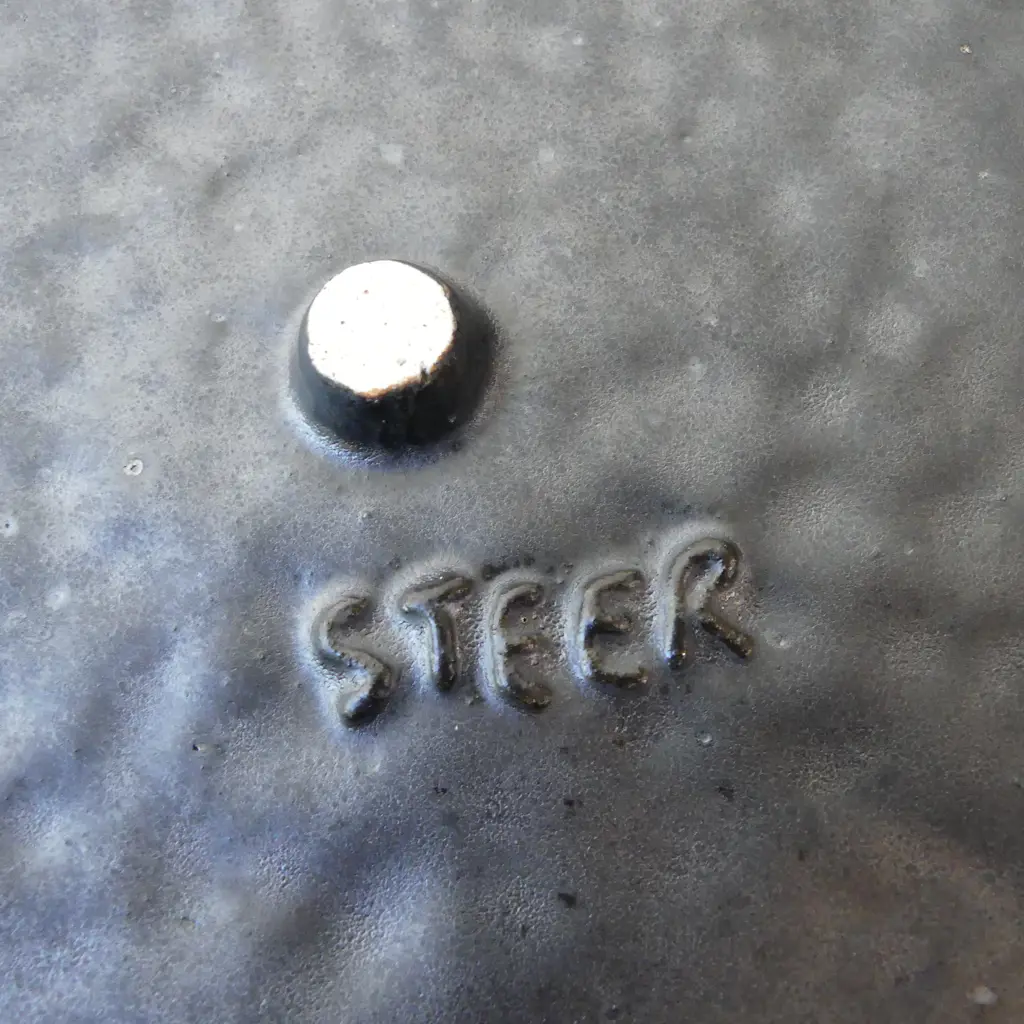 4 PCES STUDIO CERAMICS; ELENA RENKER VASE, LAURIE STEER PLATE 225mm dia & WAND, OTHER Image 1++