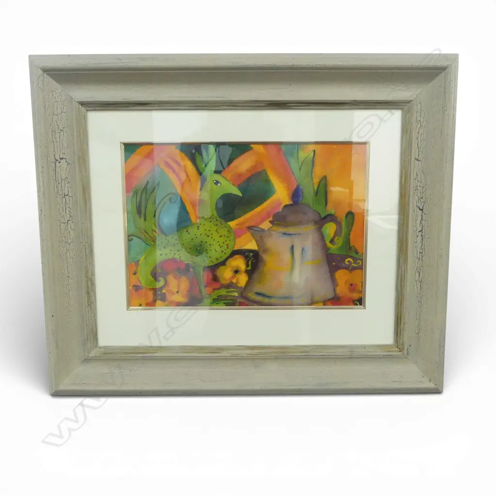 ELAINE GRIBBLE, DEBBIE'S ORNAMENTS, GOUACHE, 240x250mm Image 1++