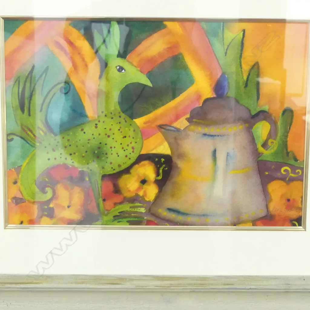 ELAINE GRIBBLE, DEBBIE'S ORNAMENTS, GOUACHE, 240x250mm Image 1++