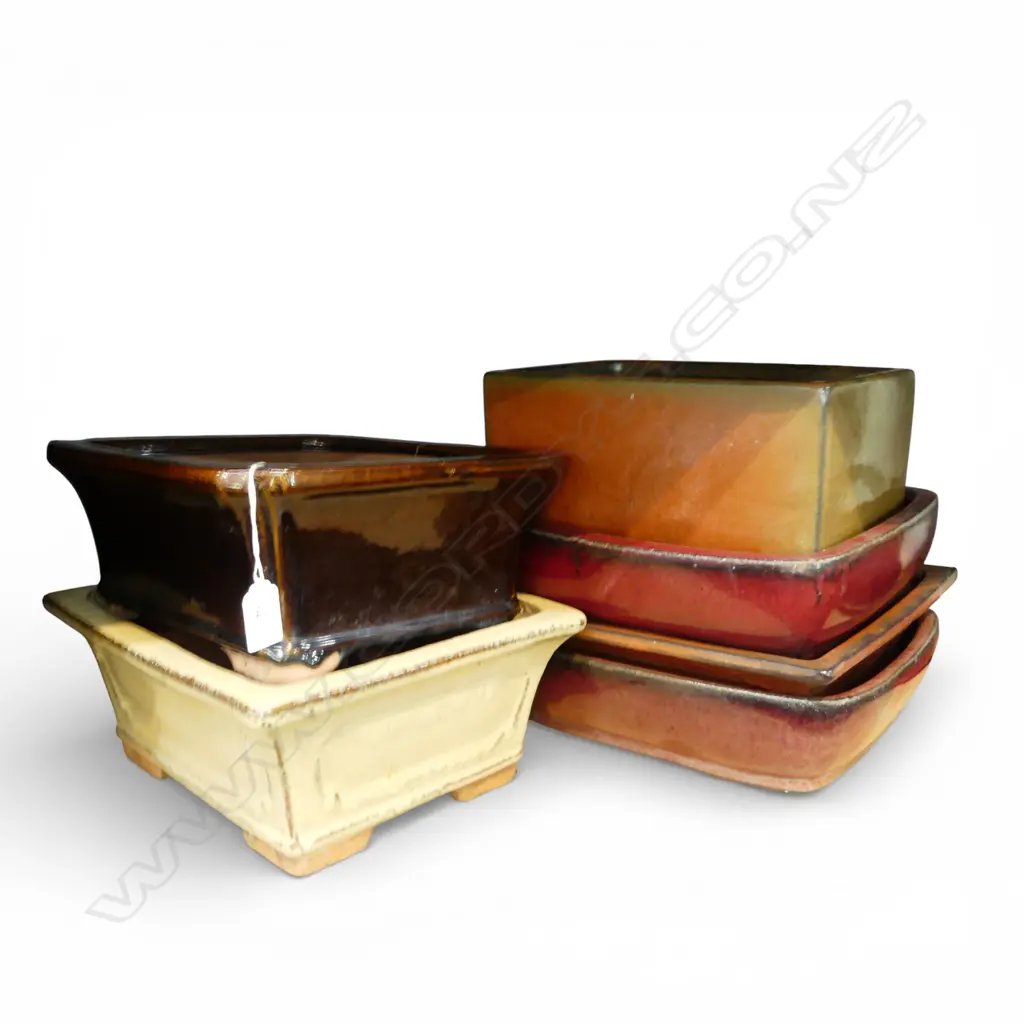 6 BONSAI PLANTERS W.315mm Image 1++