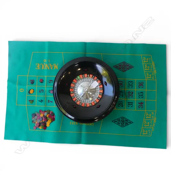 ROULETTE WHEEL 300mm dia, BOXED