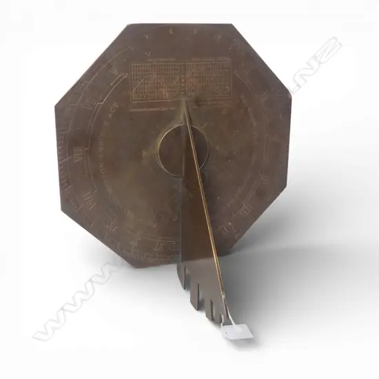 BRONZE N.Z. SUN DIAL W.330mm