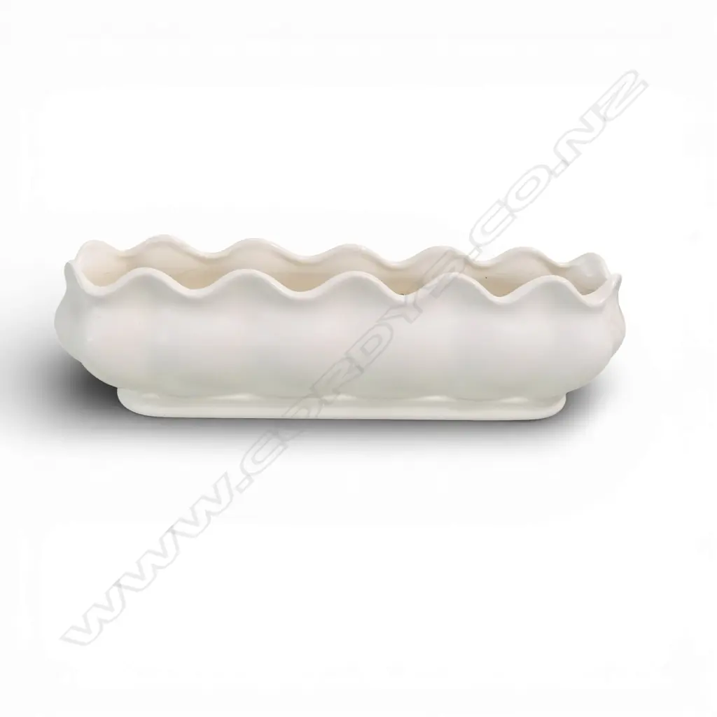 CROWN LYNN TROUGH VASE #2017 W.250mm Image 1++