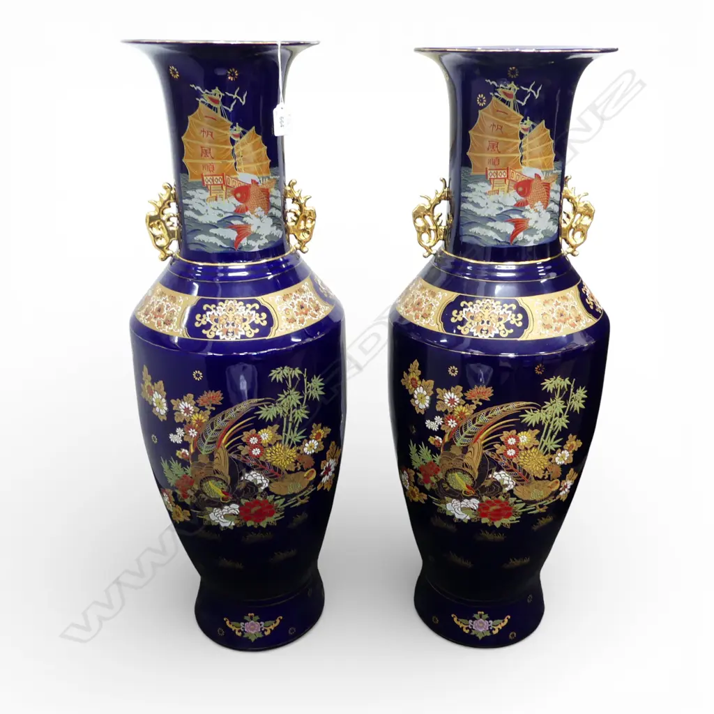 PR LG ORIENTAL FLOOR VASES H.900mm Image 1++