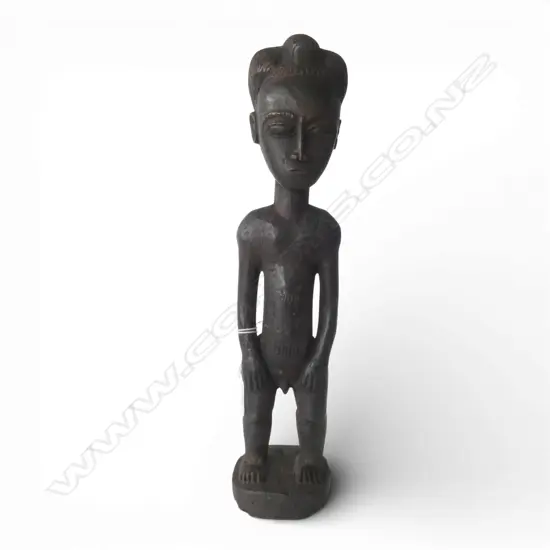 AFRICAN CARVED WOODEN TRIBAL FIGURE H.370mm