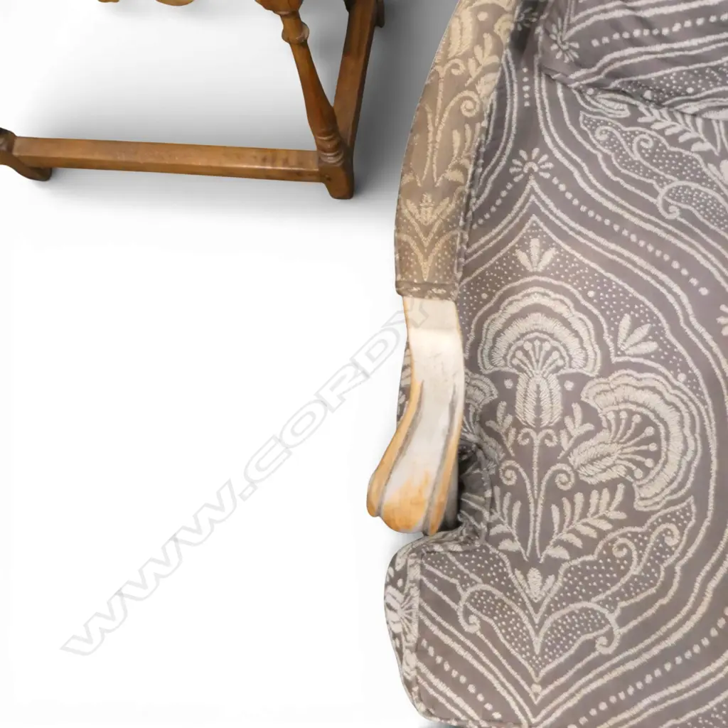 PR ETHAN ALLEN FRENCH STYLE ARMCHAIRS 900x900x1080mm Image 1++