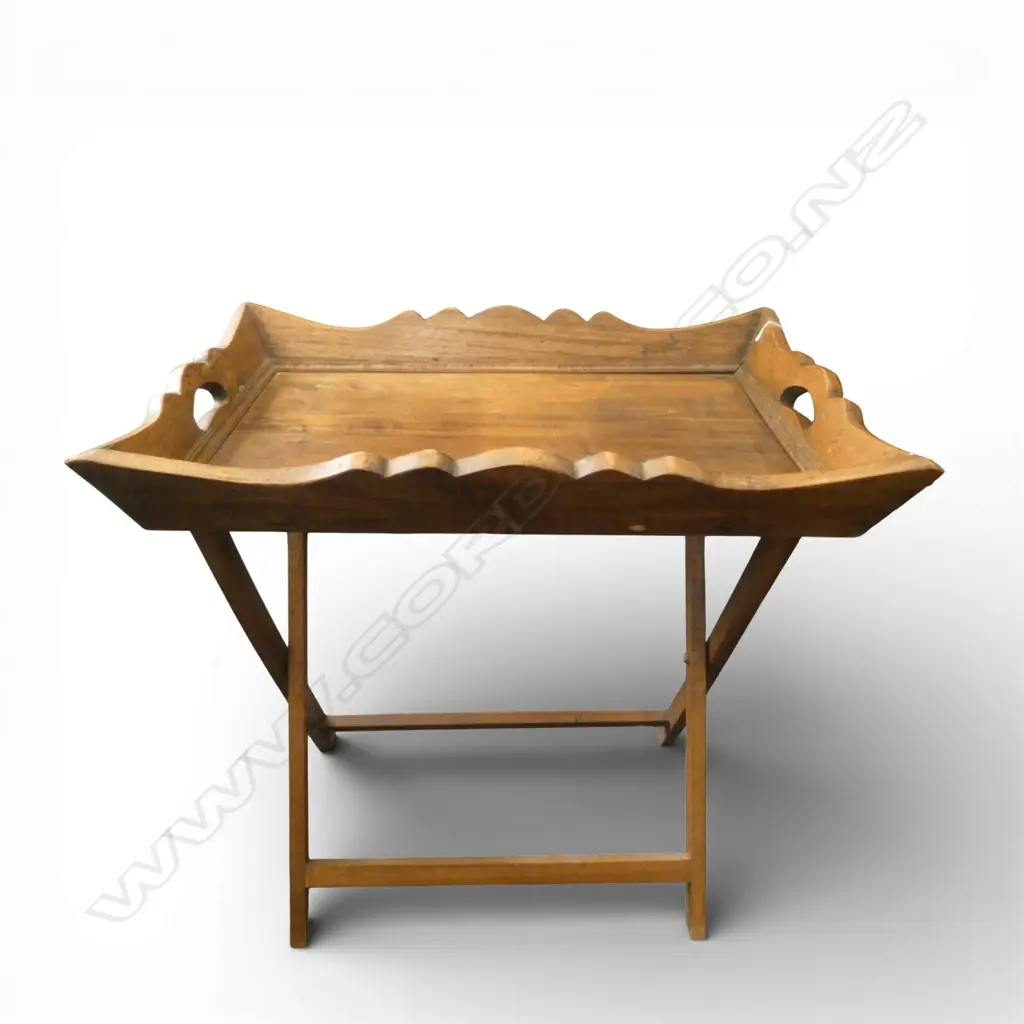 WOODEN TRAY TABLE 700x480x700mm Image 1++
