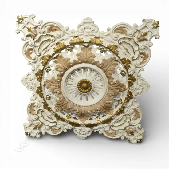 PAINTED PLASTER CEILING ROSE 800x800mm