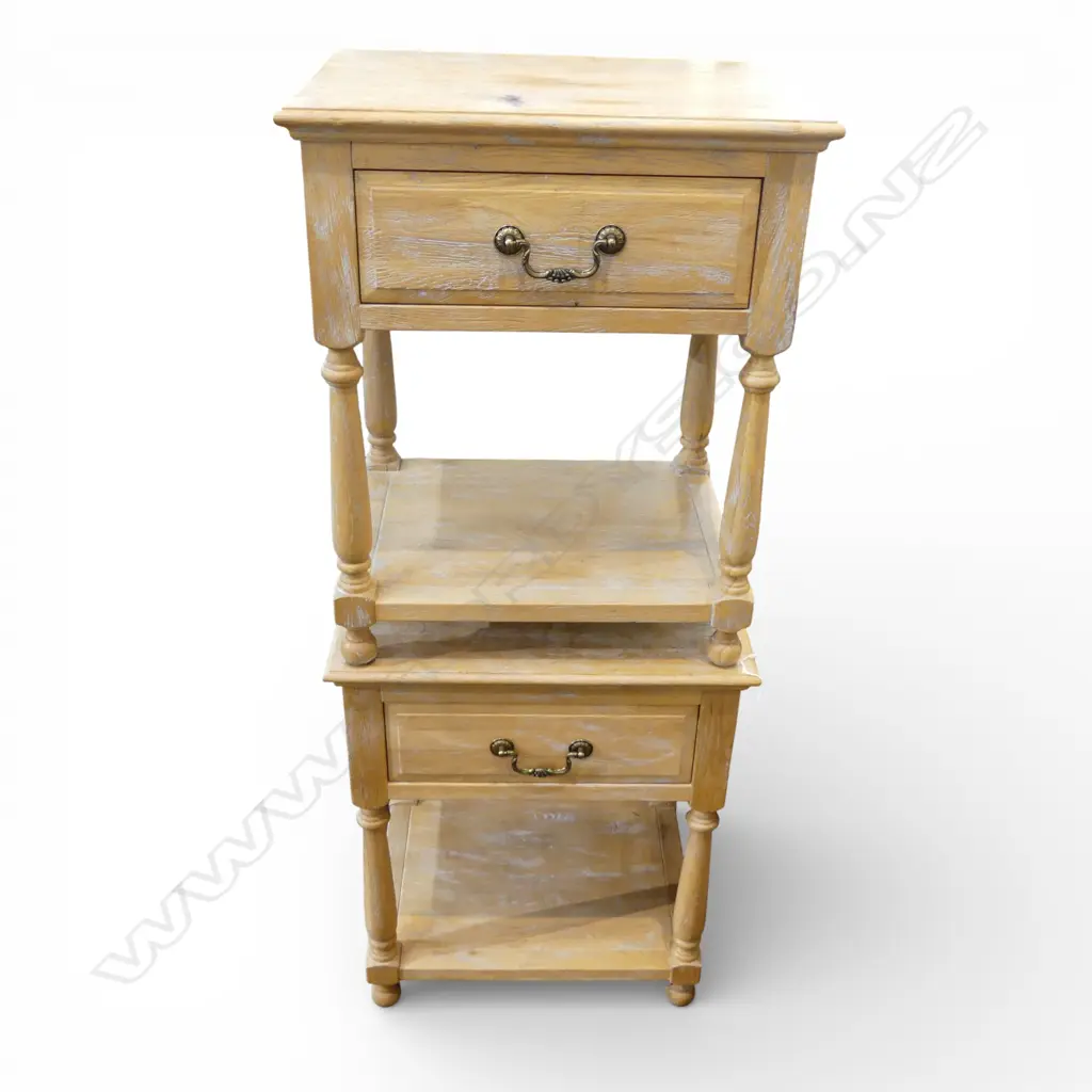 PR LIMED BEDSIDE TABLES 550x450x670mm Image 1++