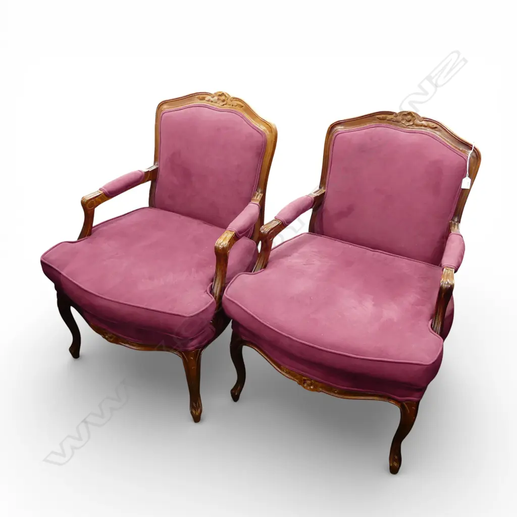 PR UPHOLSTERED FRENCH CHAIRS  Image 1++