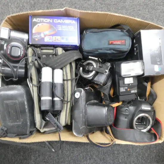 ASST. CAMERAS & CAMERA GEAR etc