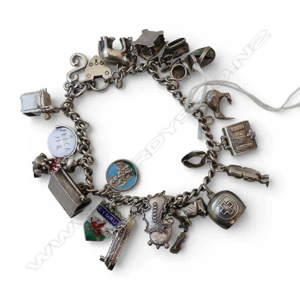 SILVER CHARM BRACELET 55gms Image 1++