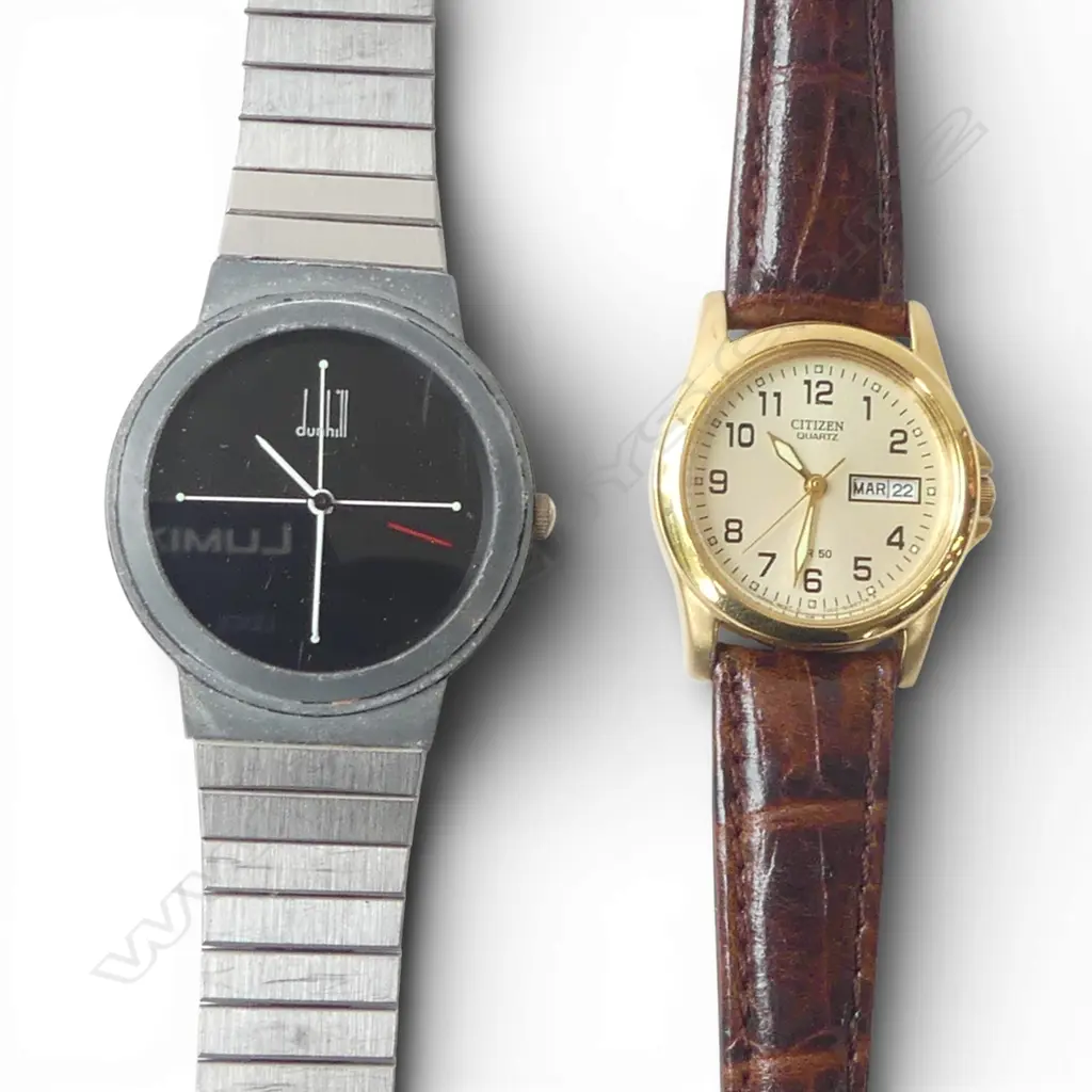 2 WRISTWATCHES LADIES & DUNHILL, both running Image 1++