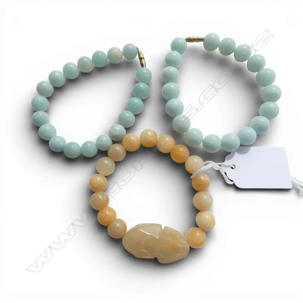 3 BEAD BRACELETS Image 1++