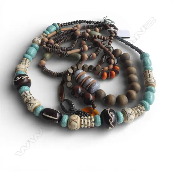 3 BEAD NECKLACES