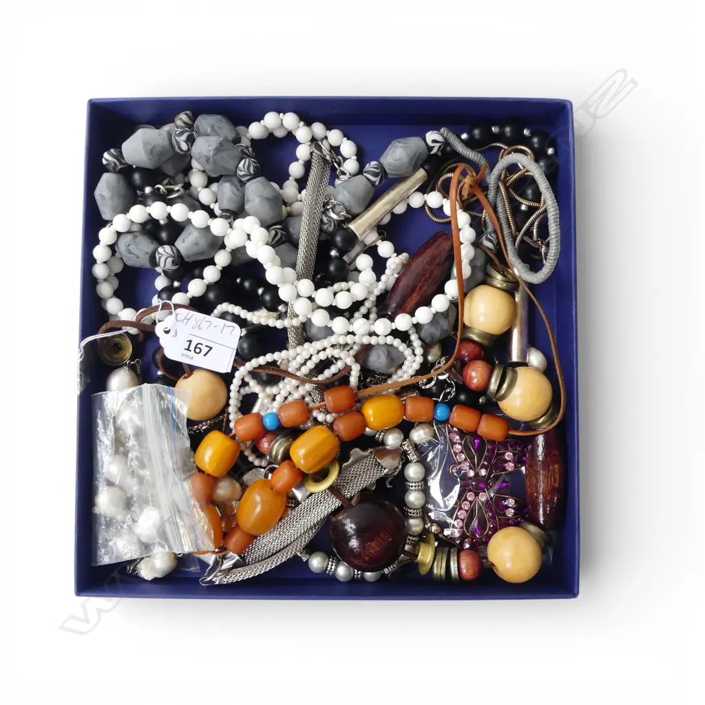 ASSORTED NECKLACES & FRESH WATER PEARL NECKLACE, ITALIAN MURANO GLASS NECKLACE Image 1++