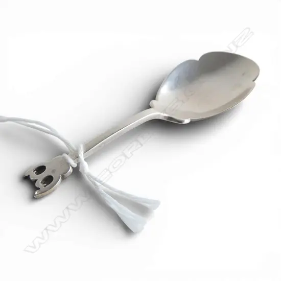 ENGLISH STG TEA CADDY SPOON BY JAMES DIXON & SON SHEFFIELD 1932 10.18gms