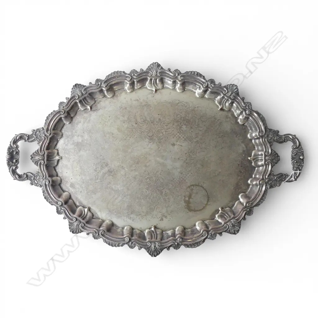 LG SILVER OVER COPPER BUTLERS TRAY 740x495mm Image 1++