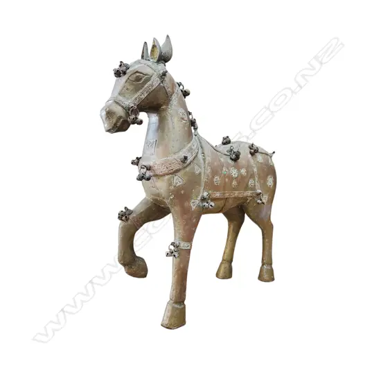 METAL HORSE w. BELLS H.400mm