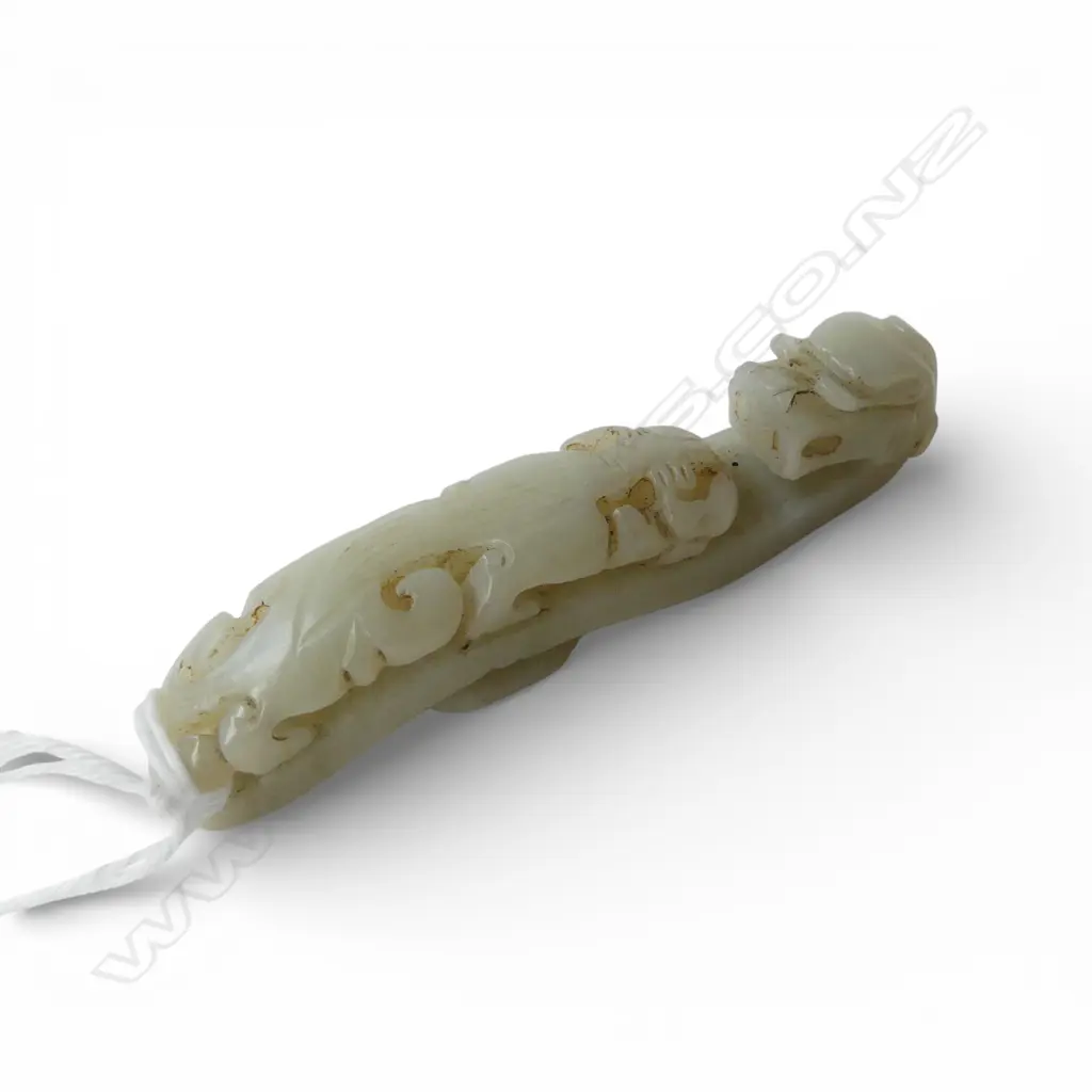 CHINESE JADE PIECE L.75mm Image 1++