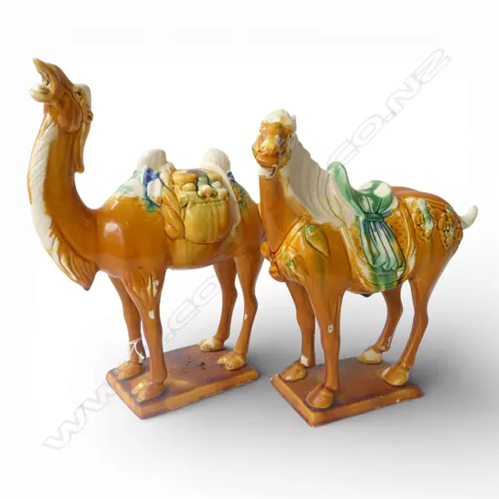 TANG STYLE HORSE + CAMEL sancai glaze ALL FAULTS