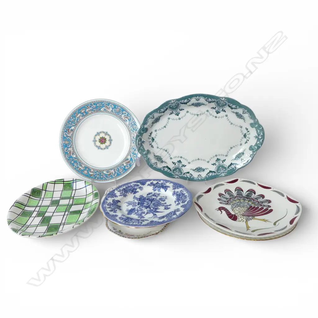 ASST. FANCY CHINA PLATES/DISHES; WEDGWOOD, ROYAL CROWN DERBY, etc Image 1++