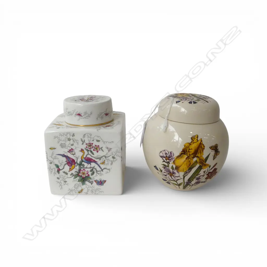 MASONS GINGER JAR / COALPORT TEA CADDY  Image 1++