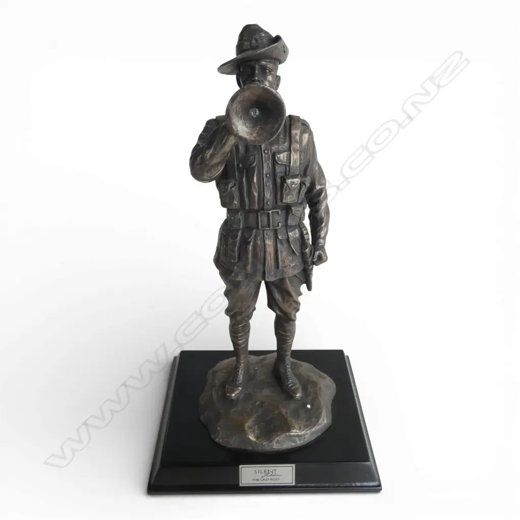 SILENT SOLDIERS 'THE LAST POST' FIGURINE 686/5000 H.260mm Image 1++