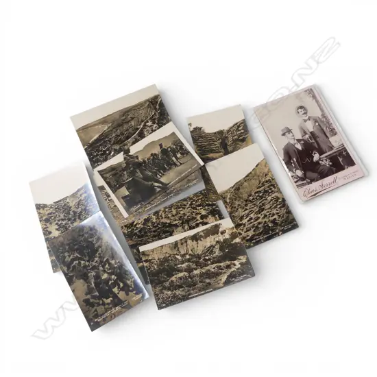 8 ANZAC POSTCARDS & 1 EDWARDIAN