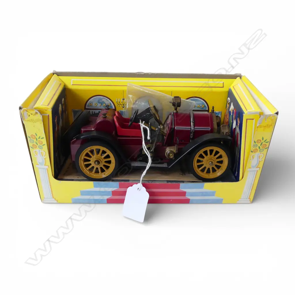 SCHUCO 'OLDTIMER' MERCER TYP 35J 1913 CAR MODEL, L.180mm, BOXED Image 1++