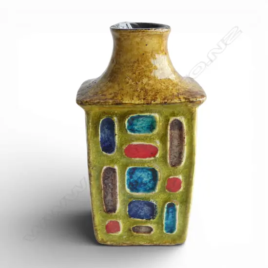 A GERMAN STUDIO POTTERY GLAZED CERAMIC VASE 225mm (H)