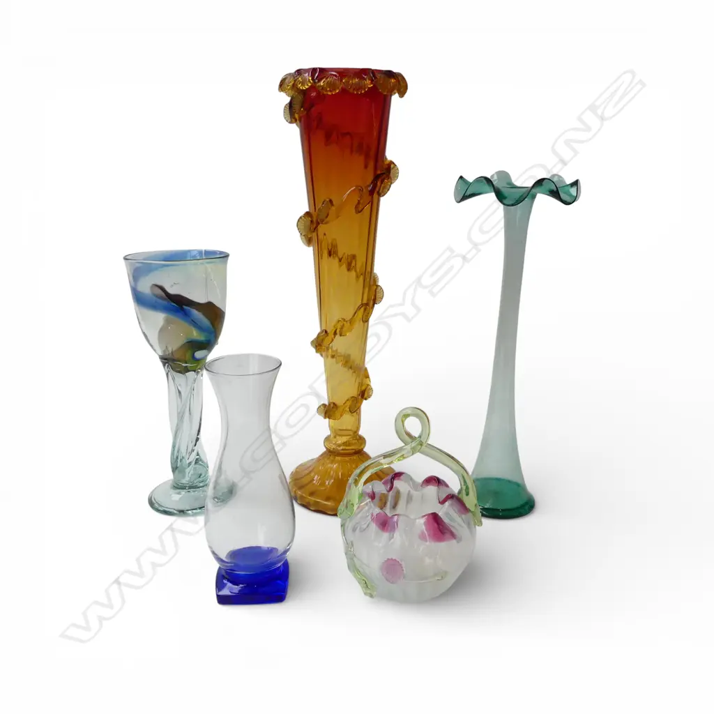 5 PCES ART GLASS H.380mm Image 1++