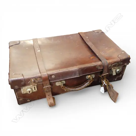 LEATHER SUITCASE W.620mm